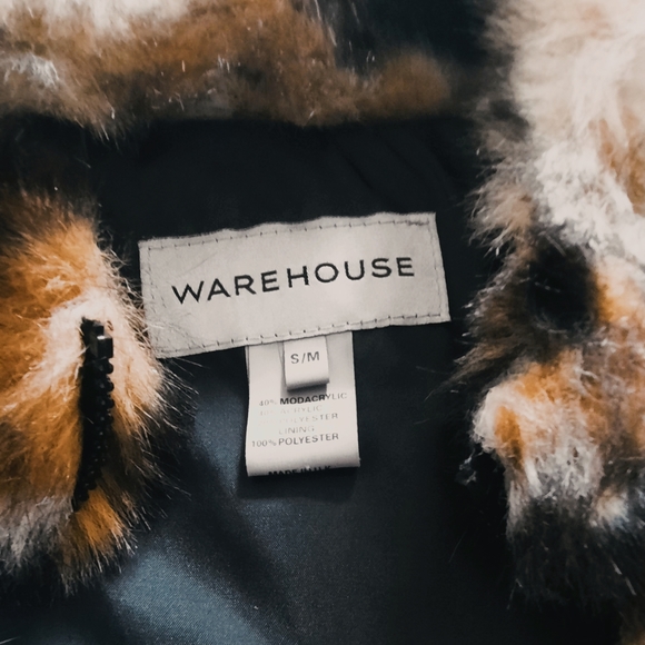 WAREHOUSE Fur Vest - Picture 4 of 7